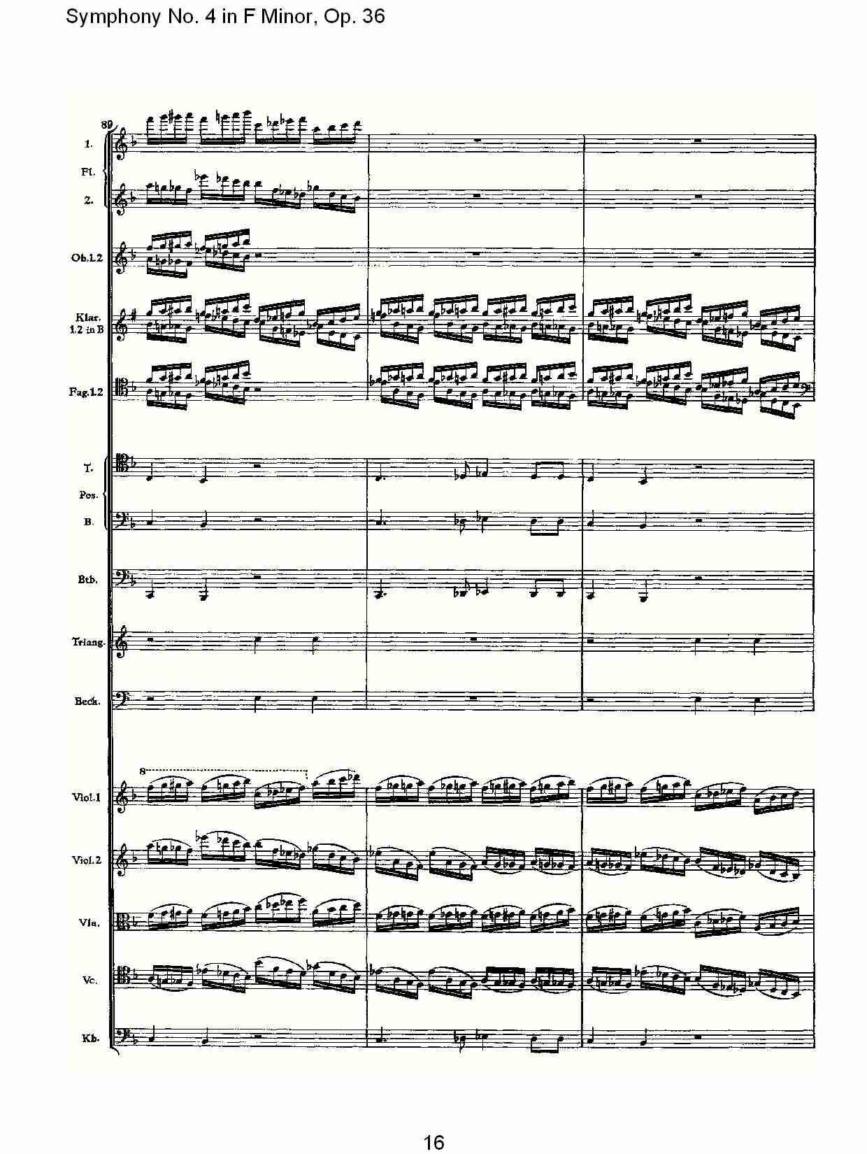 F小调第四交响曲,  Op. 36 第四乐章（四）