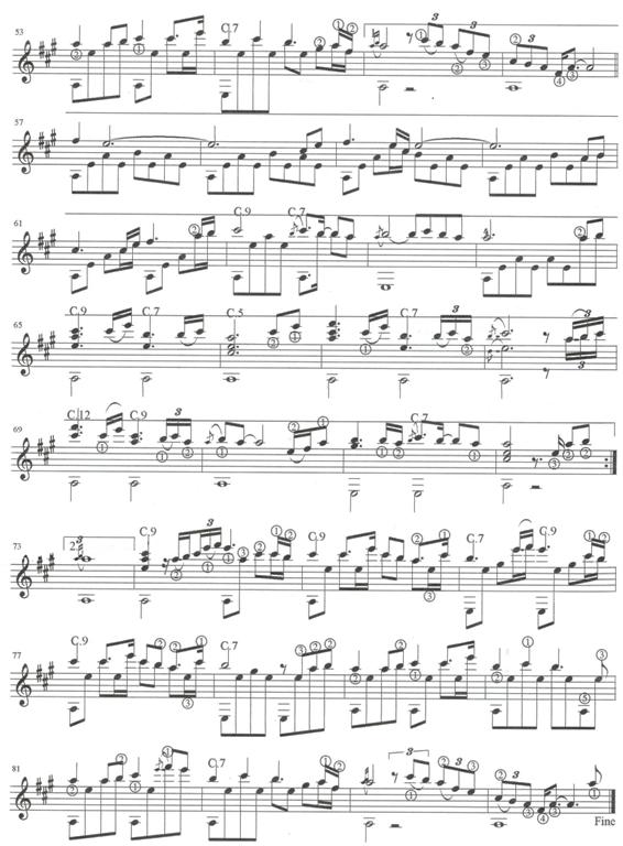 茉莉花 吉他独奏曲（肯尼基版）