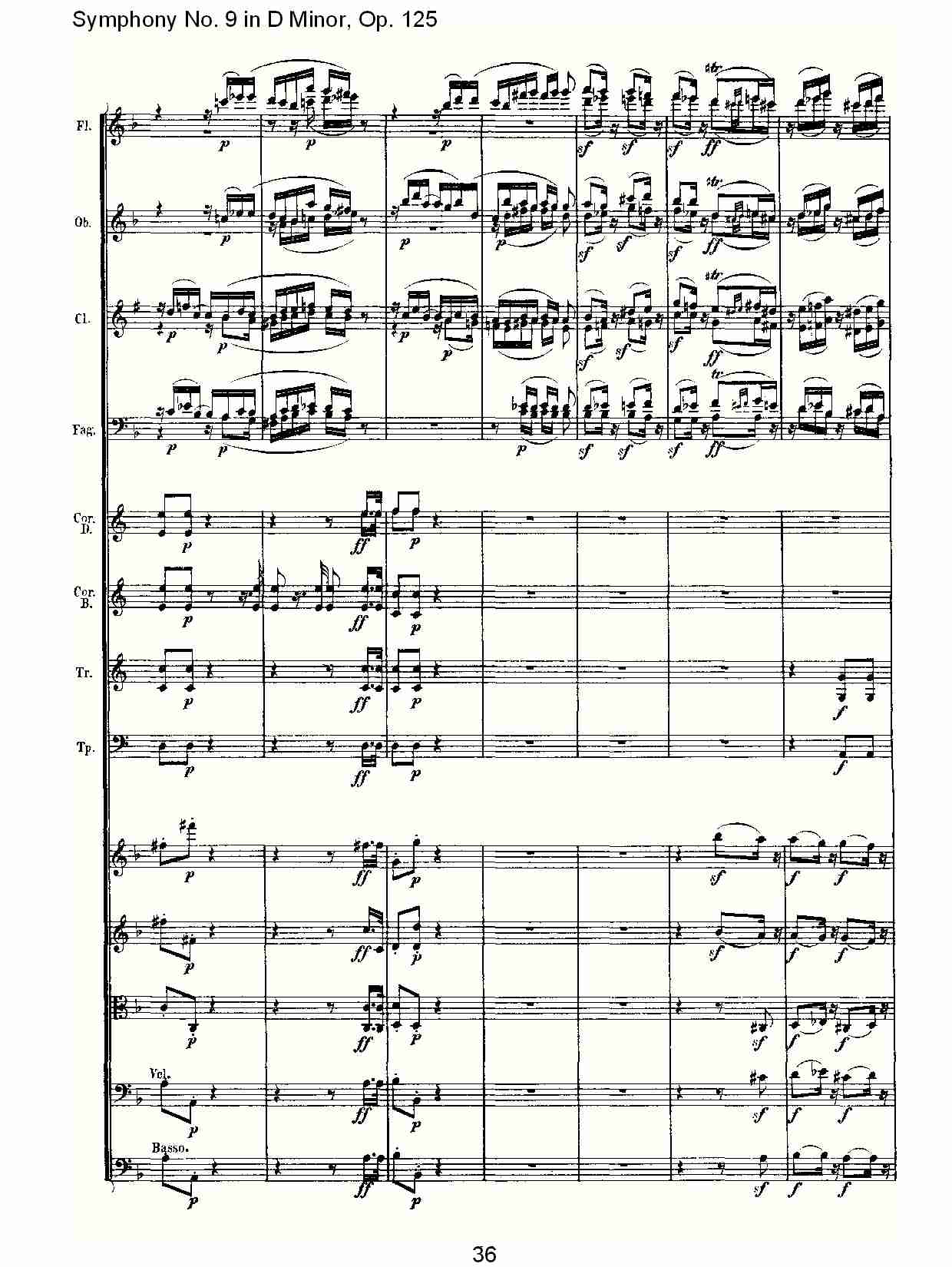 （D小调第九交响曲 Op.125）第一乐章（八）