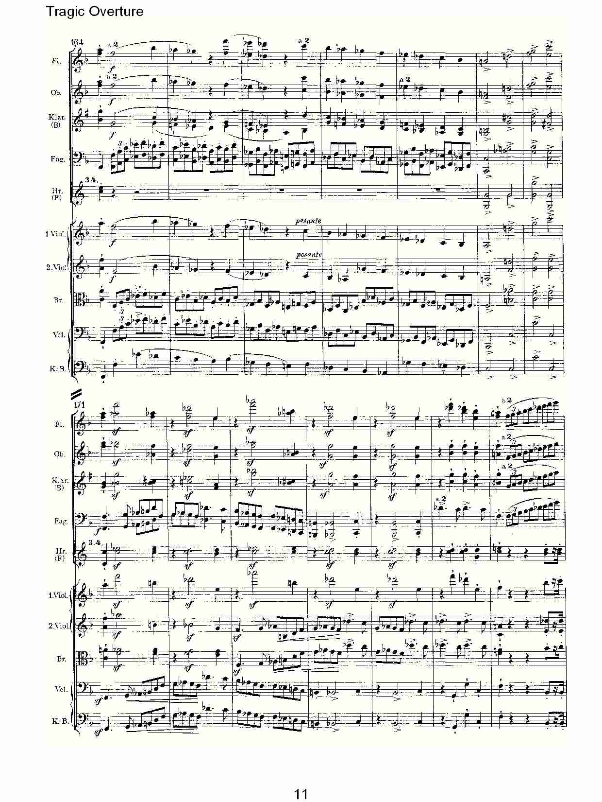 Tragic Overture   悲惨的前奏曲（三）
