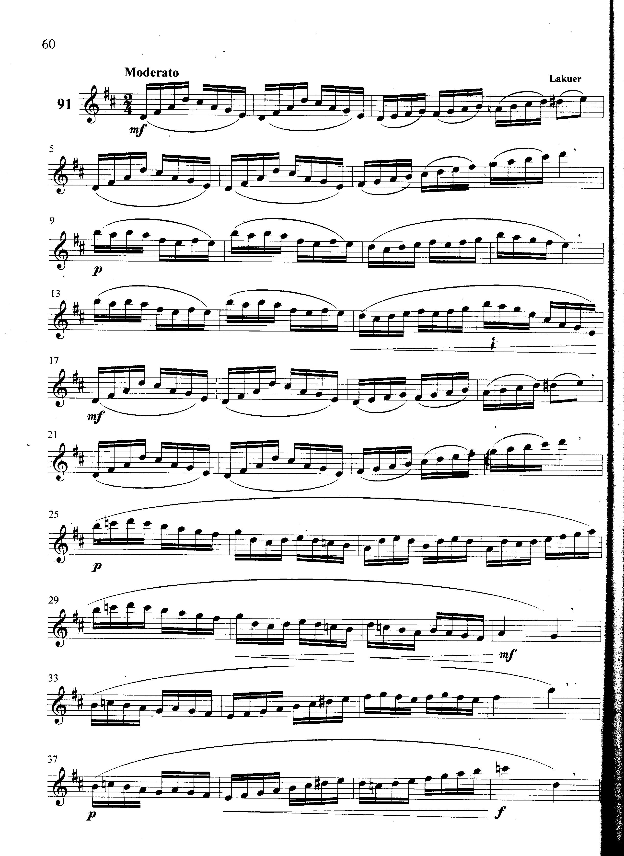 萨克斯管练习曲第100—060页