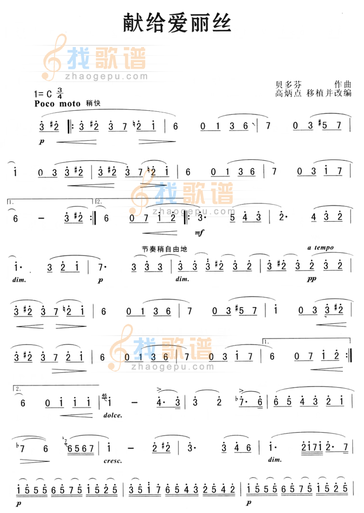 献给爱丽丝（）