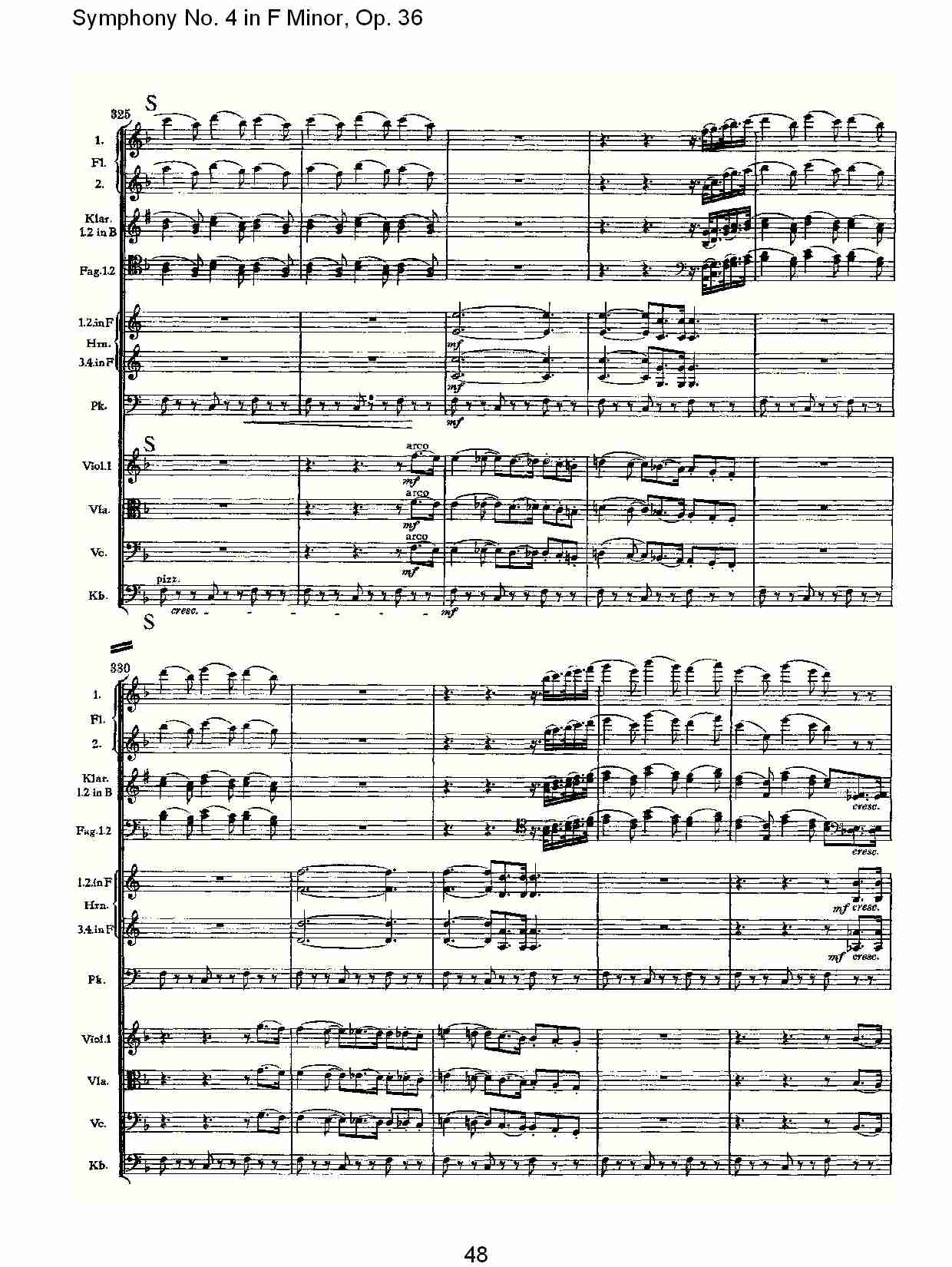 F小调第四交响曲,  Op. 36 第一乐章（十）