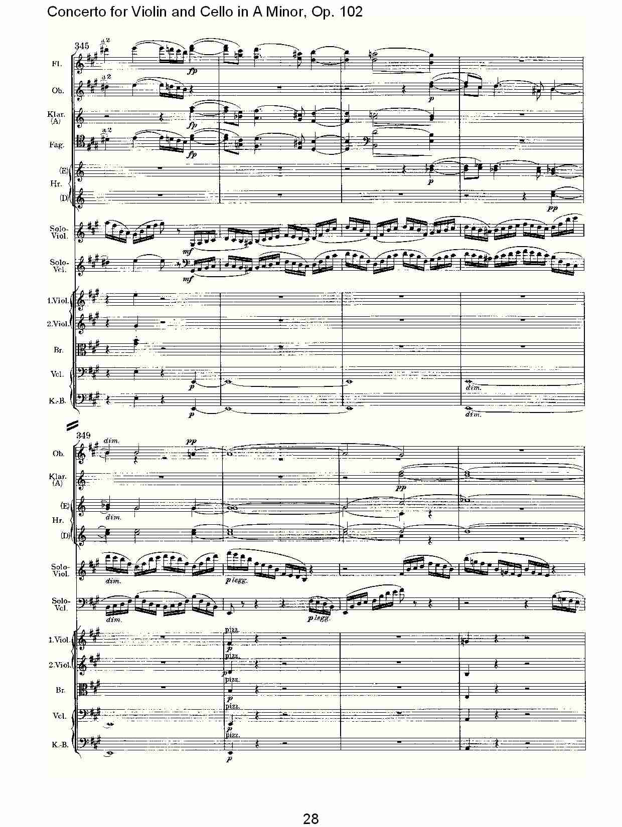 A小调小提琴与大提琴协奏曲, Op.102第一乐章（六）