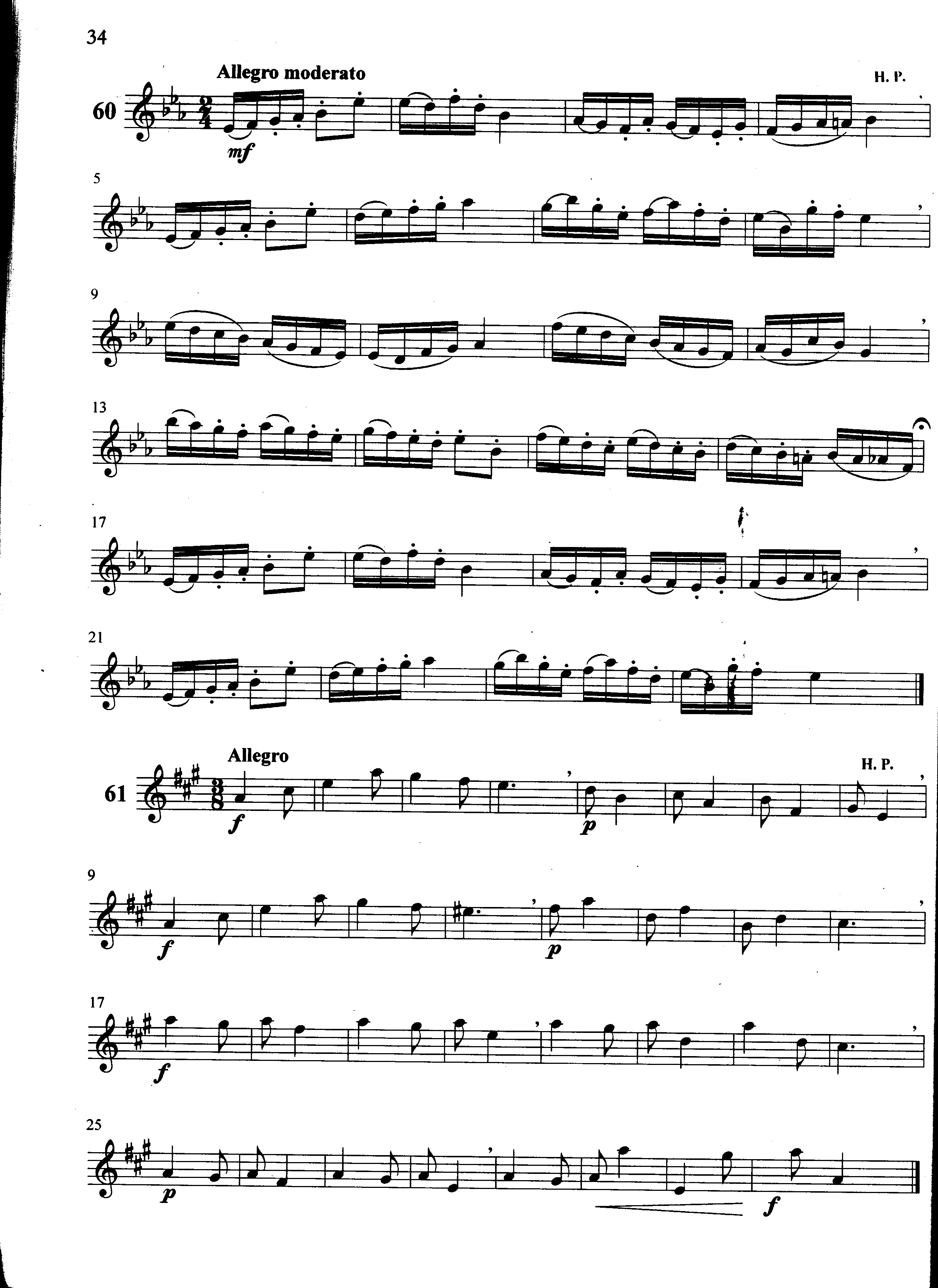 萨克斯管练习曲第100—034页