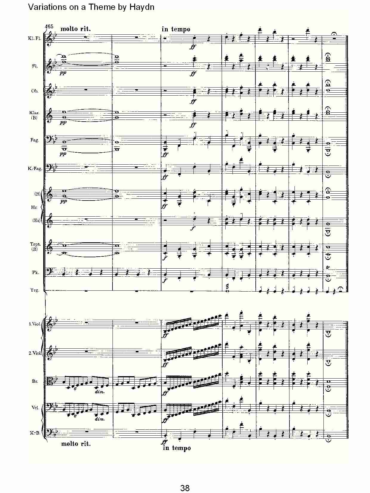 Variations on a Theme by Haydn   海顿主旋律变奏曲（八）