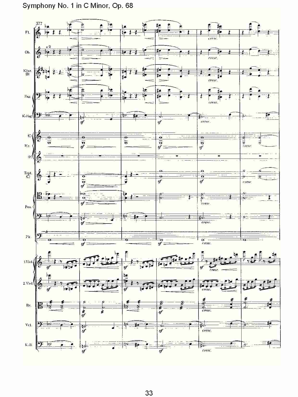 C小调第一交响曲, Op.68 第四乐章（七）