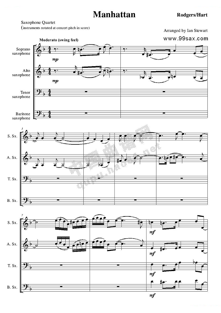 Manhattan score（四重奏）