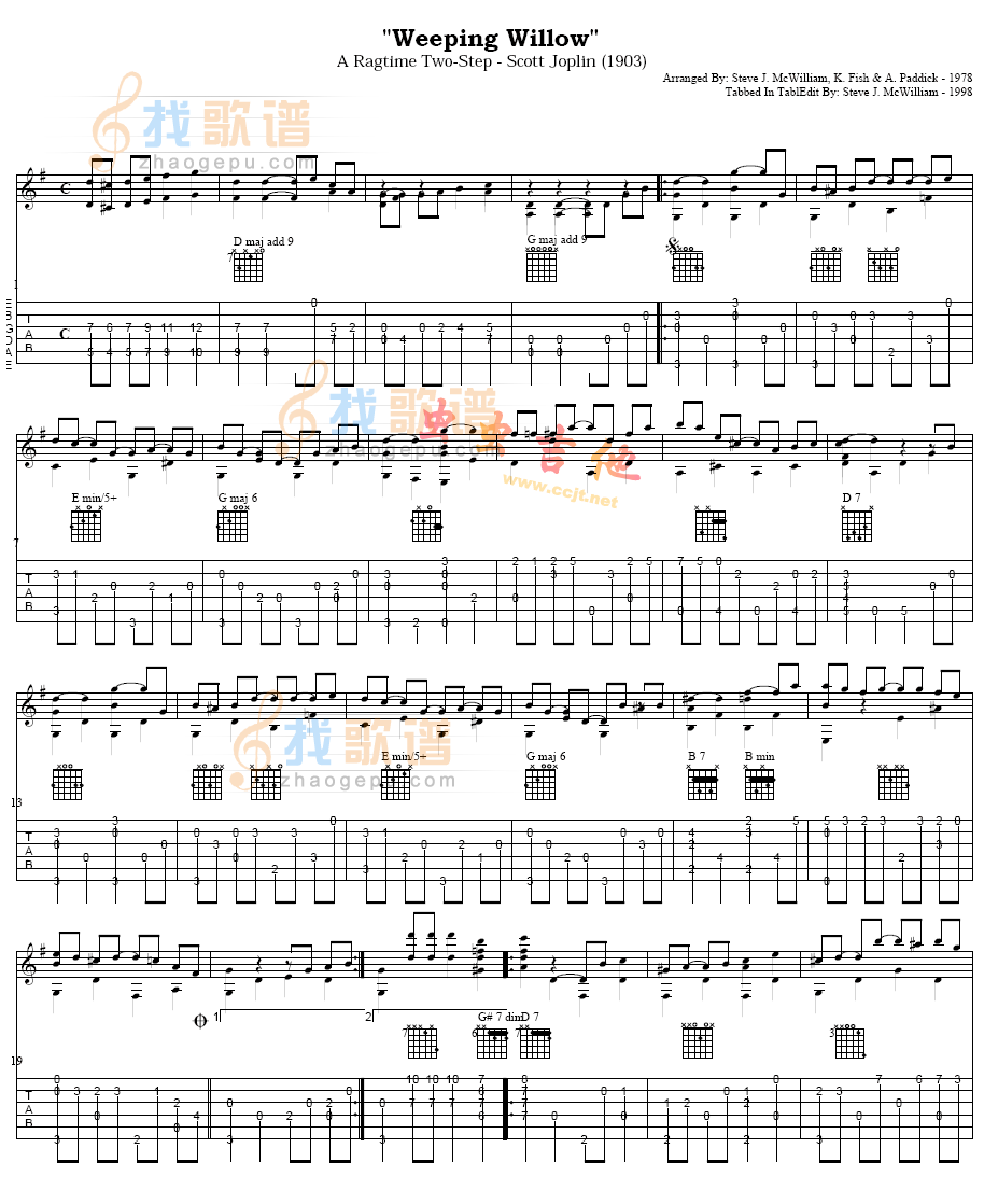 Weeping Willow吉他谱( 六)