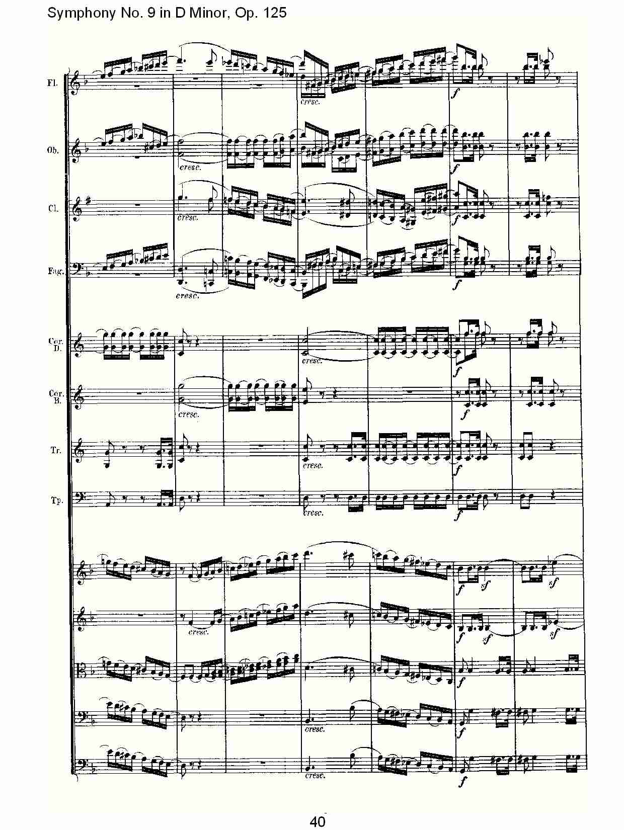 （D小调第九交响曲 Op.125）第一乐章（八）