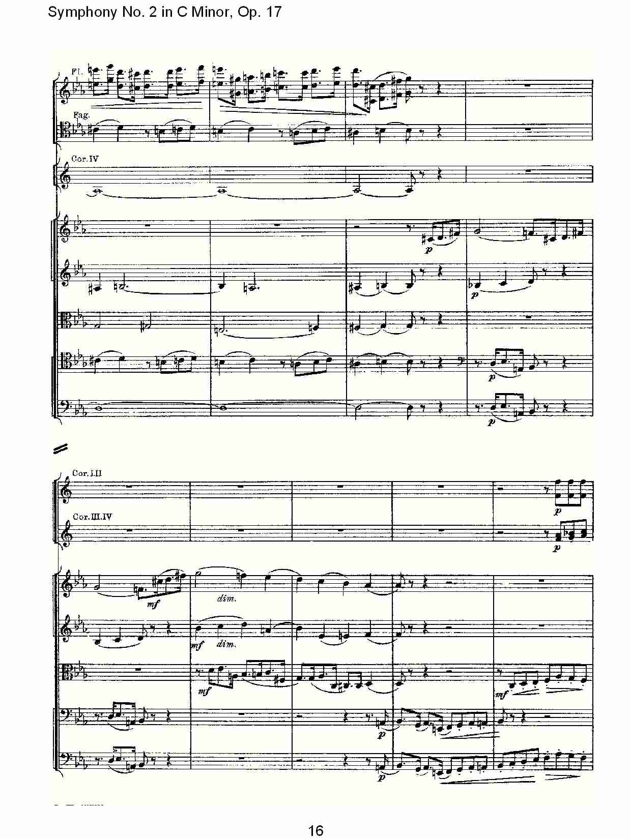 C小调第二交响曲, Op.17第二乐章（四）