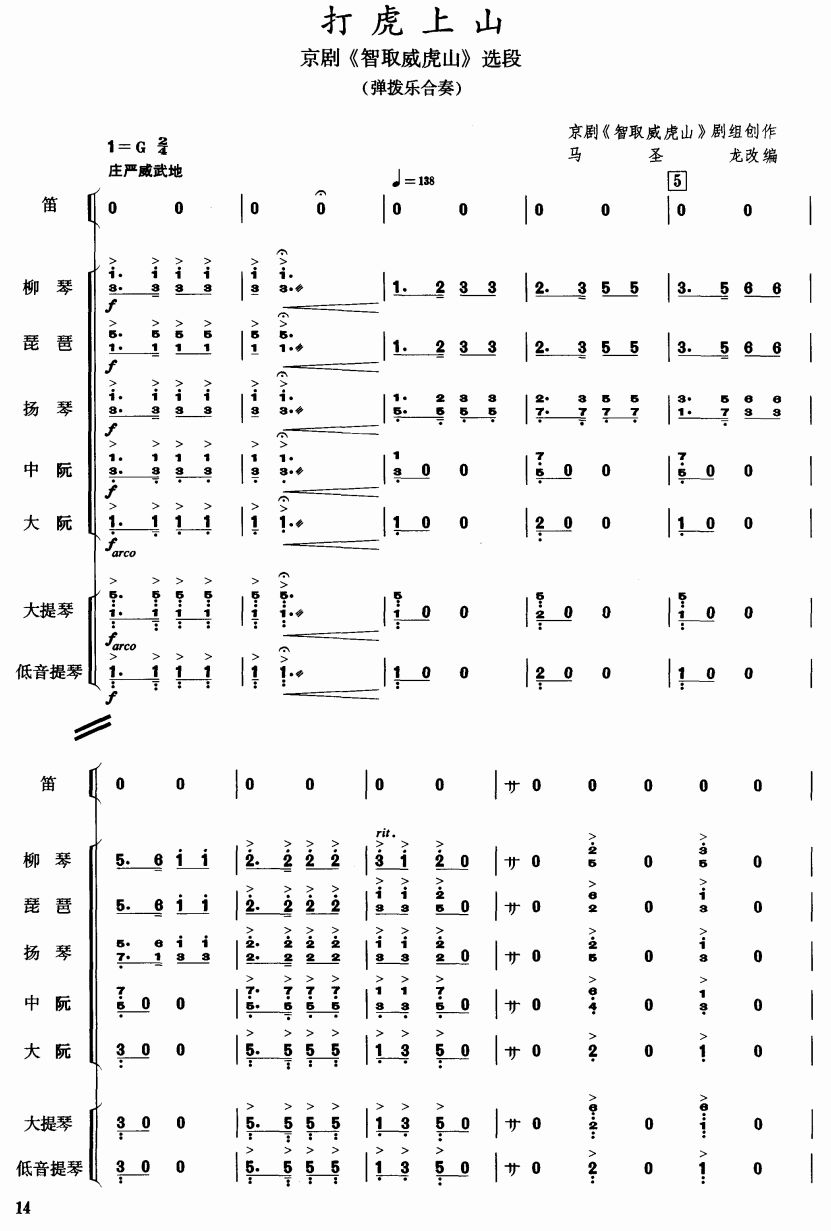打虎上山（总谱）1