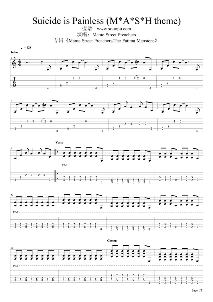 Suicide is Painless (M_A_S_H theme)
