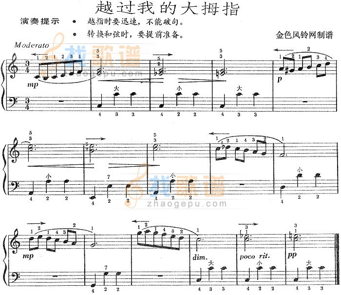 越过我的大拇指