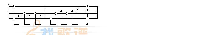 天堂之鸟吉他谱( GTP 六)
