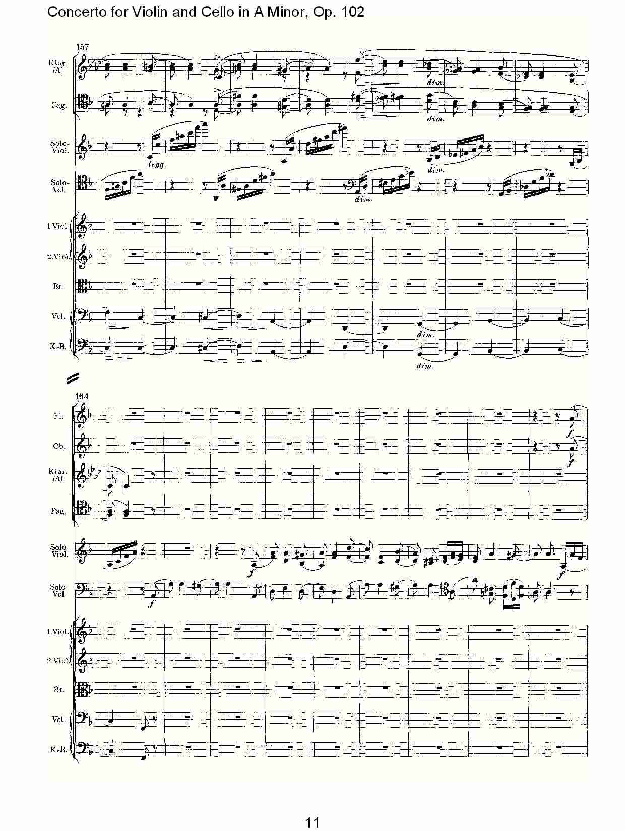 A小调小提琴与大提琴协奏曲, Op.102第三乐章（三）