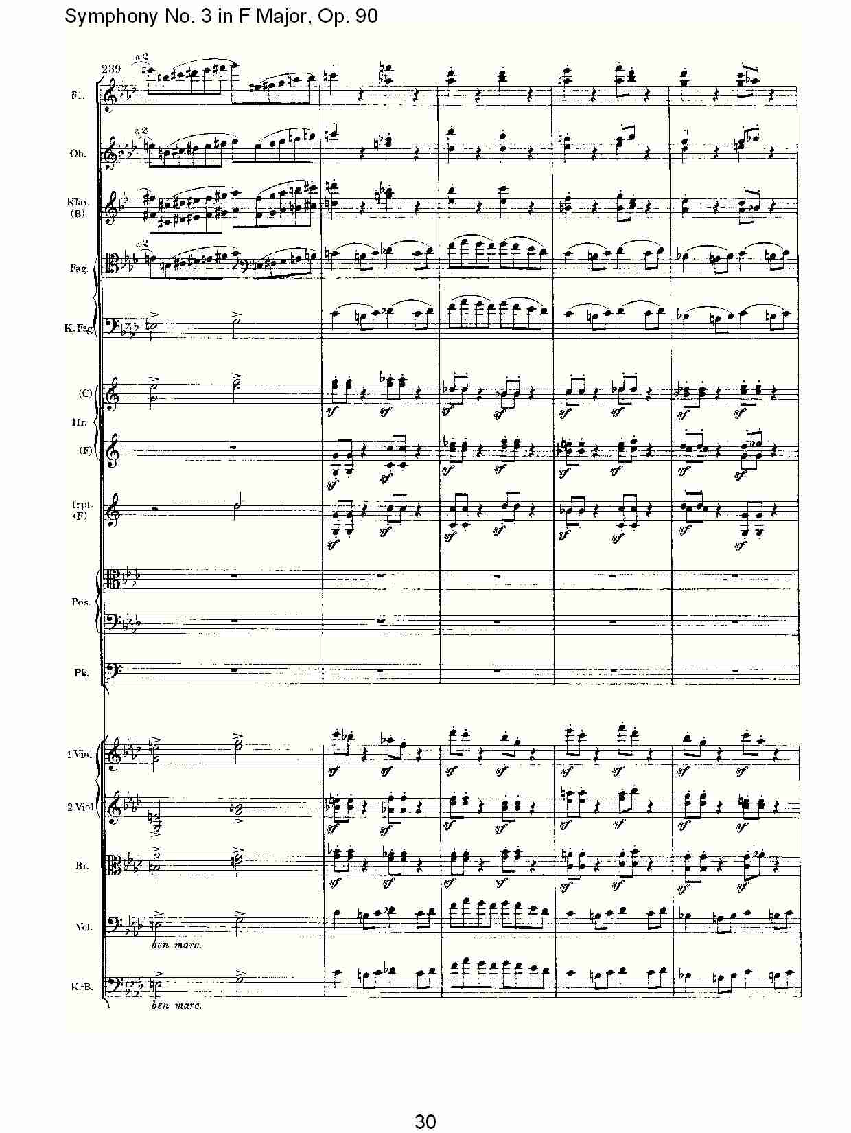 F大调第三交响曲, Op.90第四乐章（六）