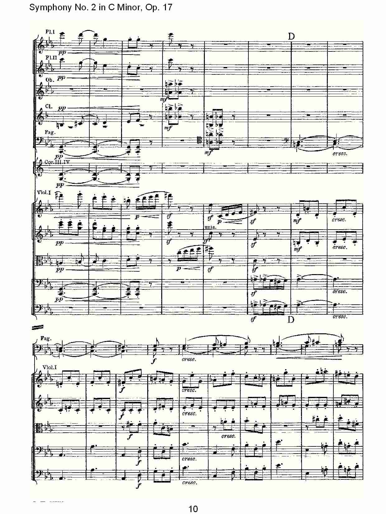 C小调第二交响曲, Op.17第三乐章（二）