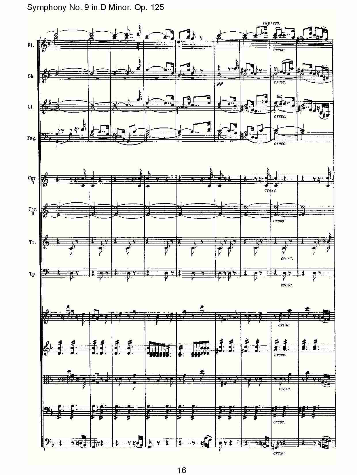 （D小调第九交响曲 Op.125）第一乐章（四）