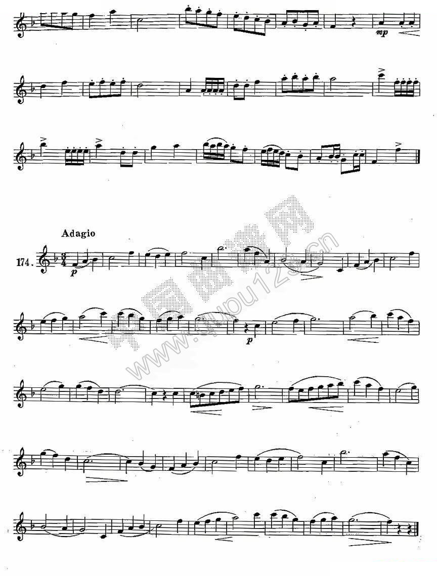 练习曲合集：28、断音练习