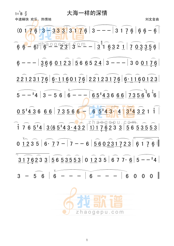 大海一样的深情