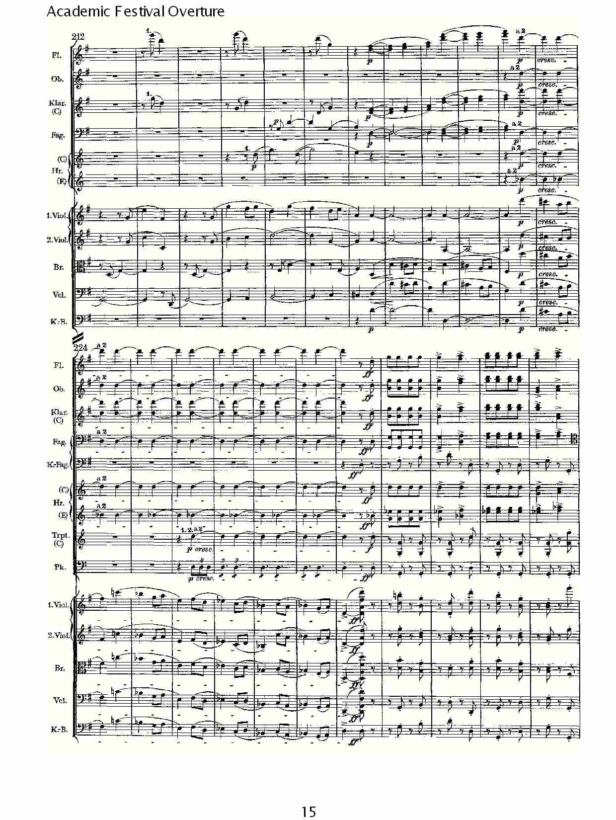 Academic Festival Overture（三）