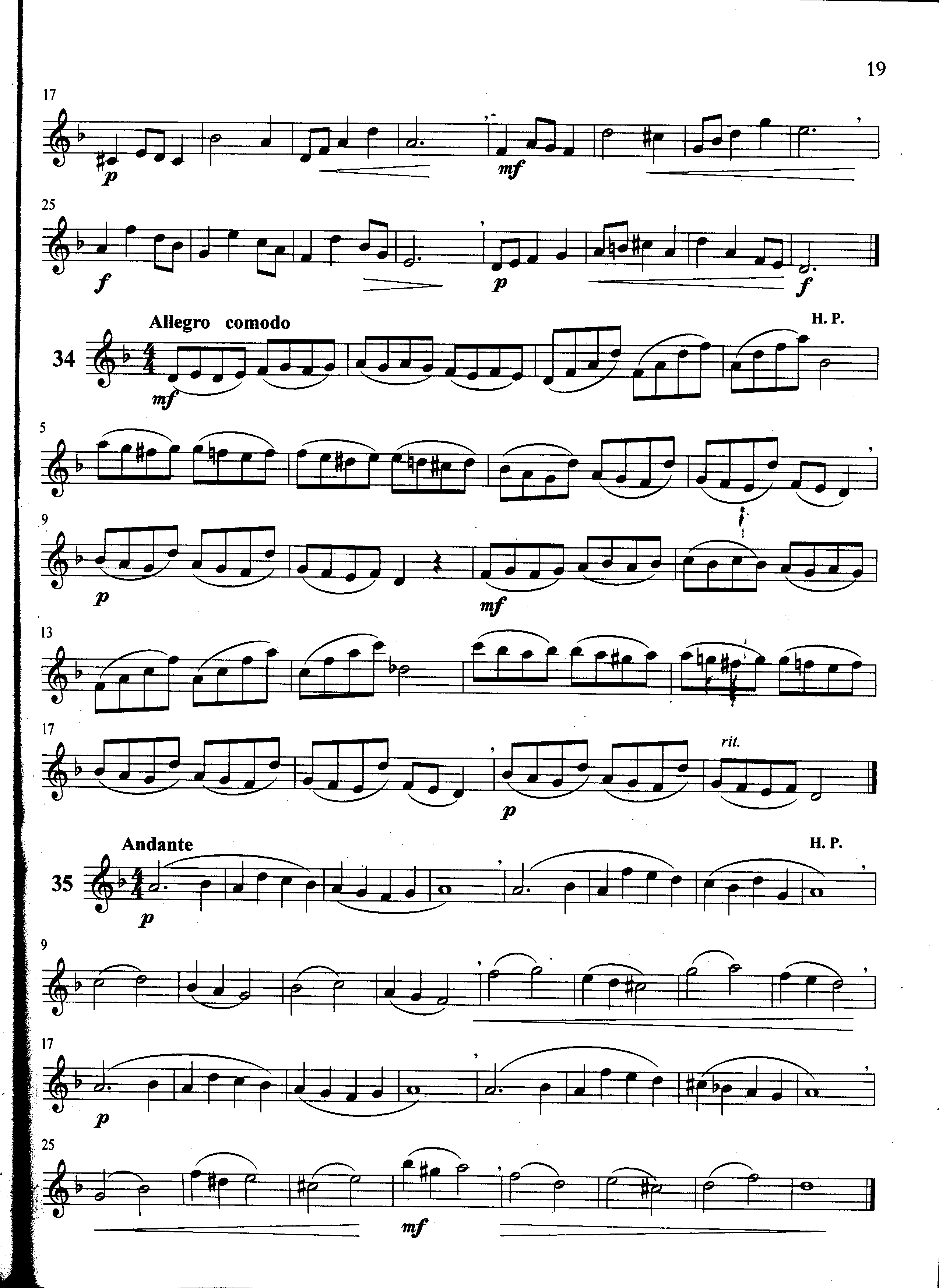 萨克斯管练习曲第100—019页