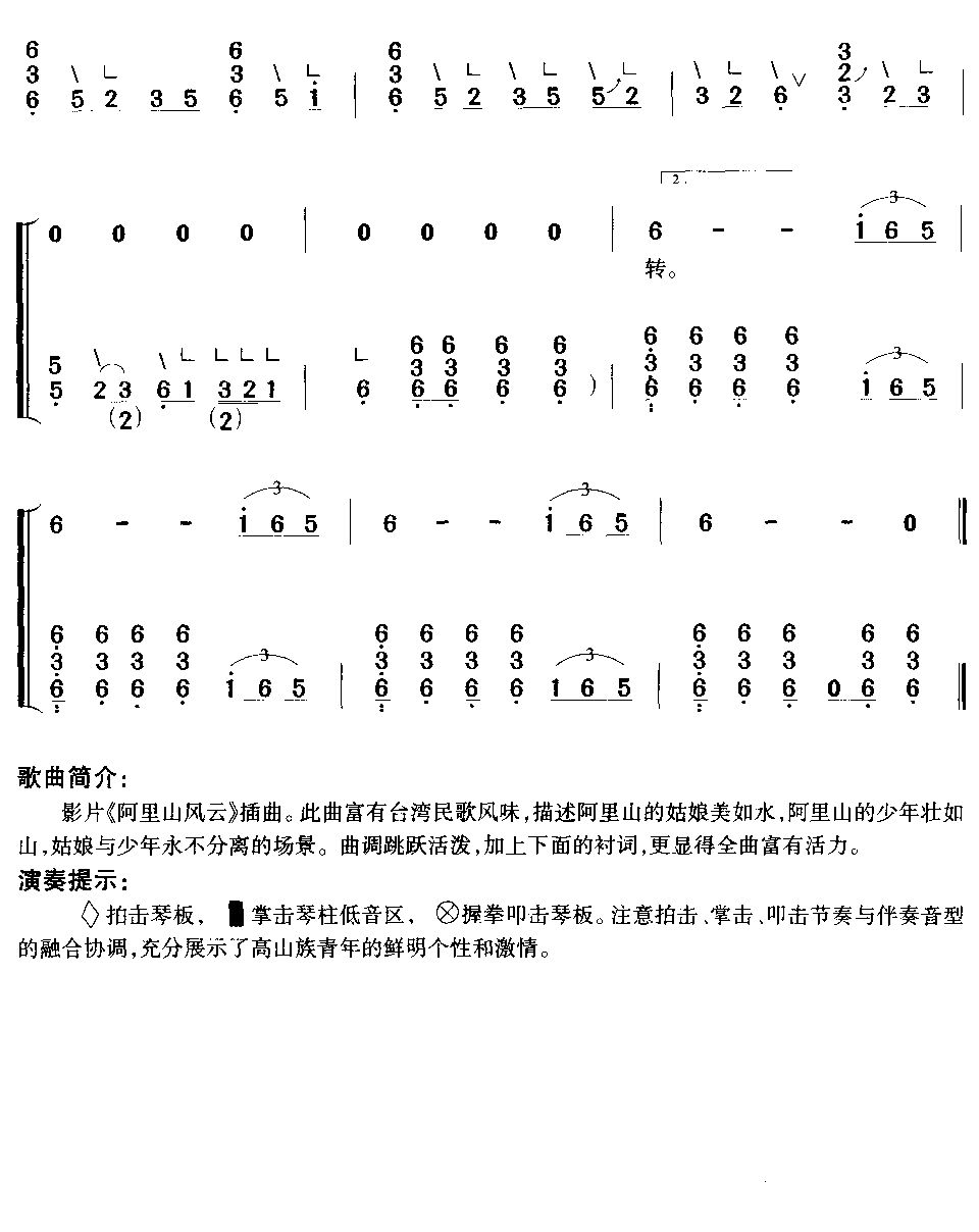 阿里山姑娘(古筝弹唱)