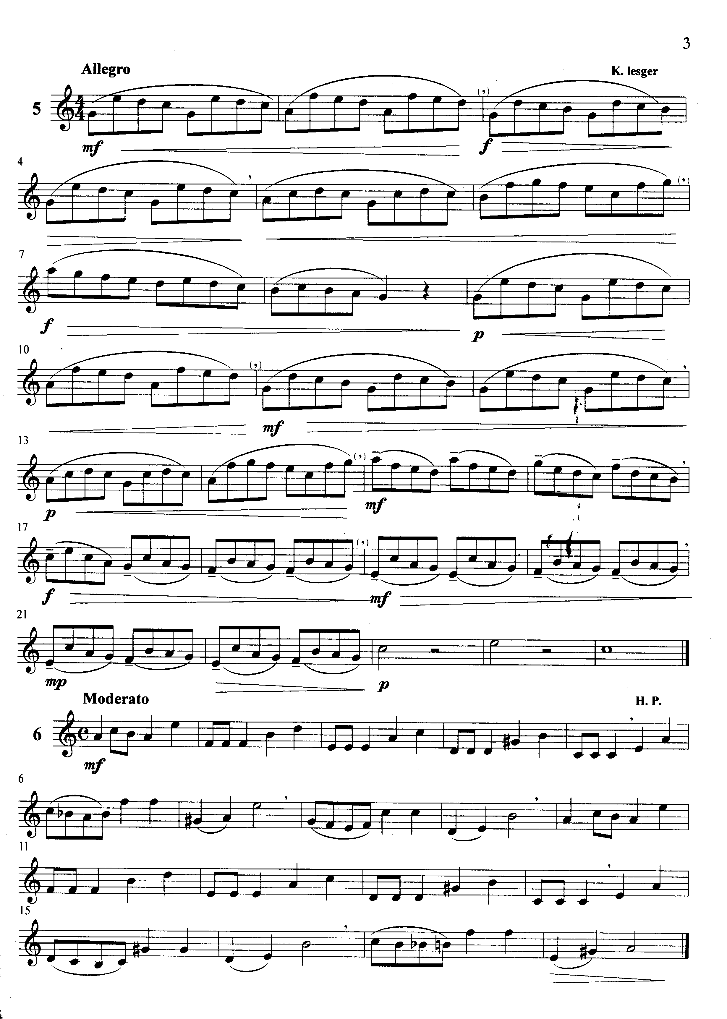 萨克斯管练习曲第100—003页