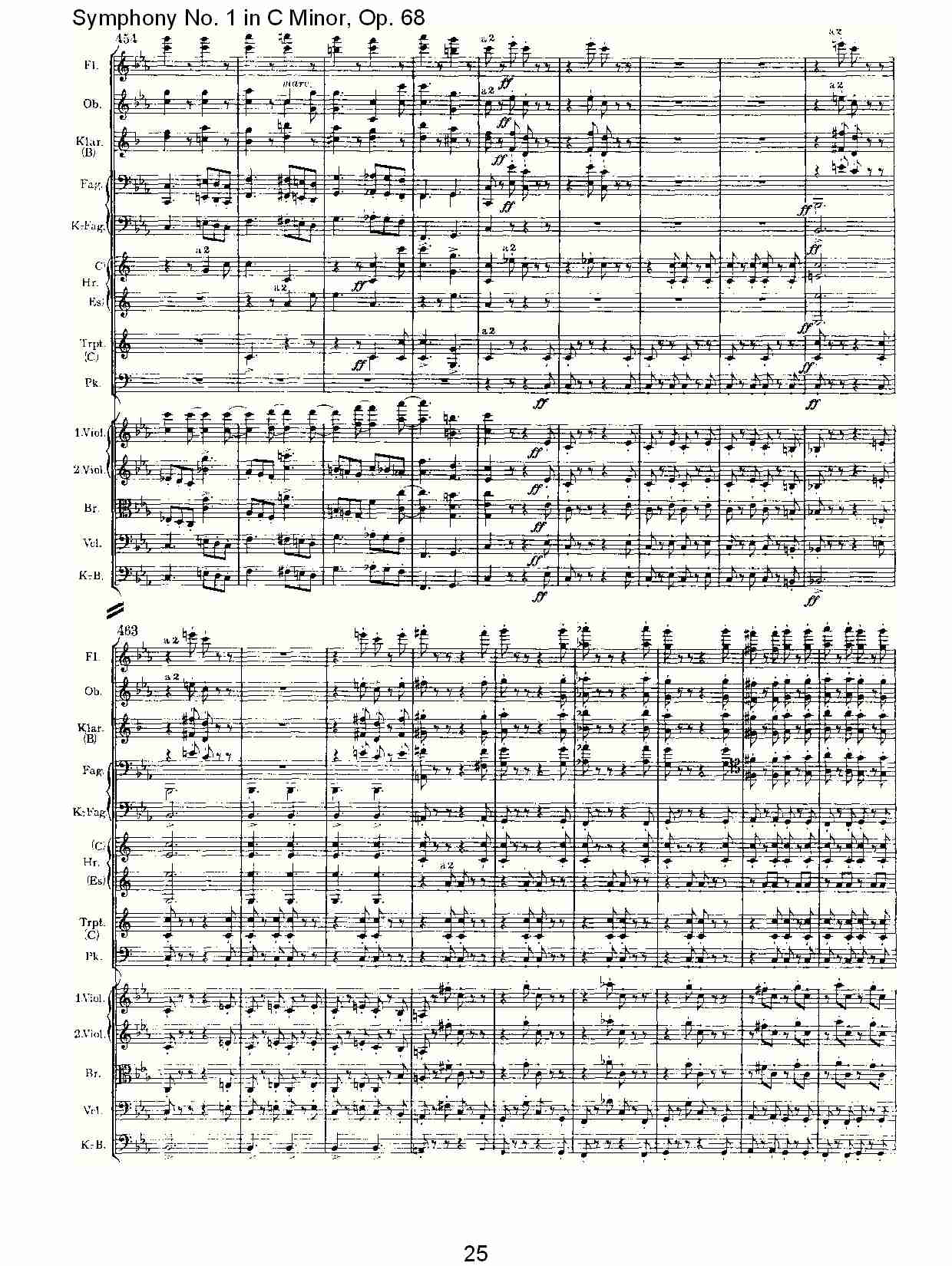 C小调第一交响曲, Op.68 第一乐章（五）.