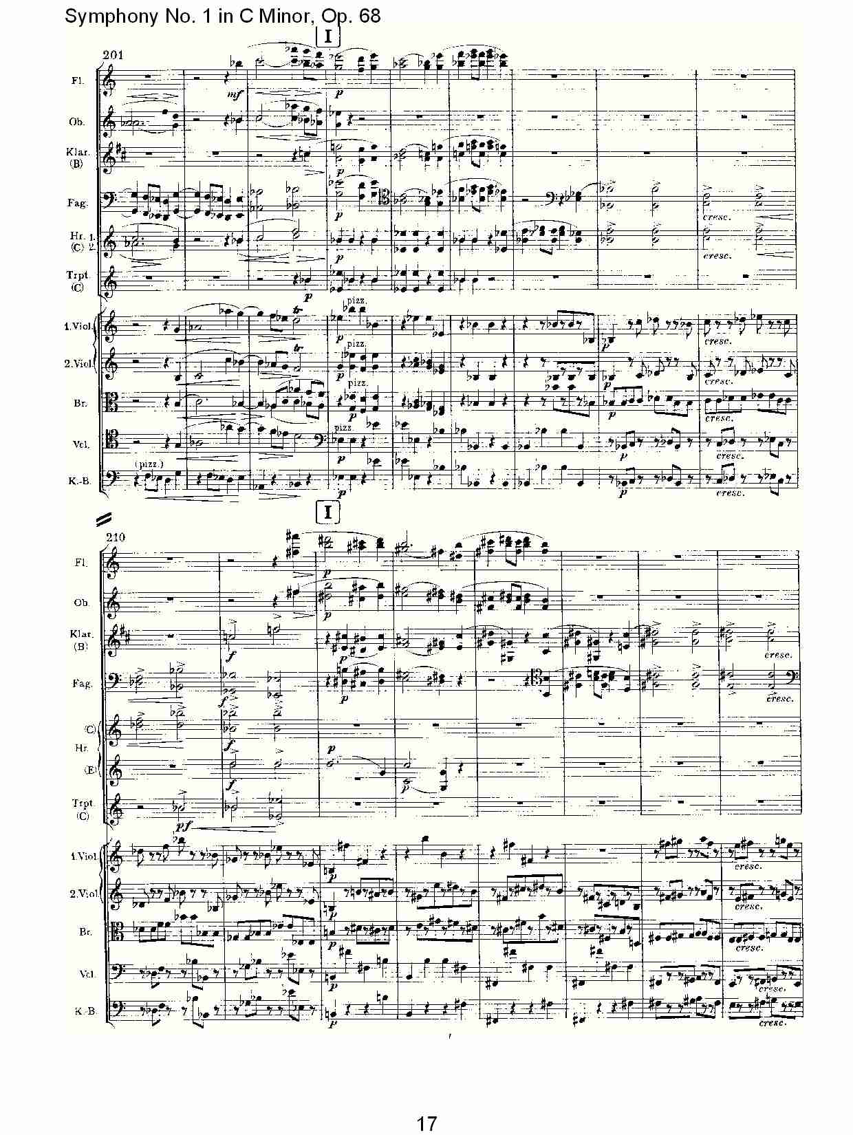 C小调第一交响曲, Op.68 第四乐章（四）.