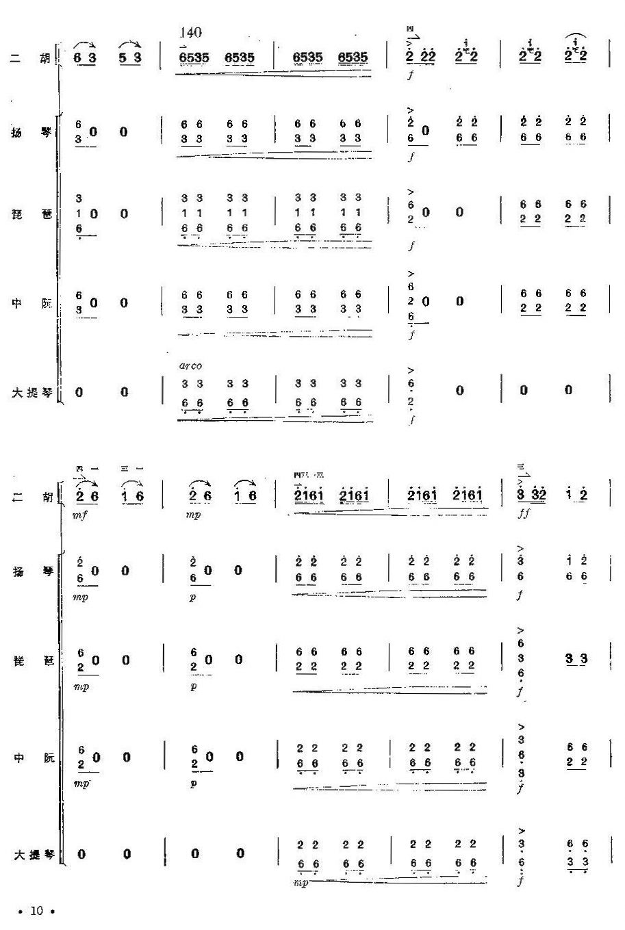 喜送公粮（总谱）10