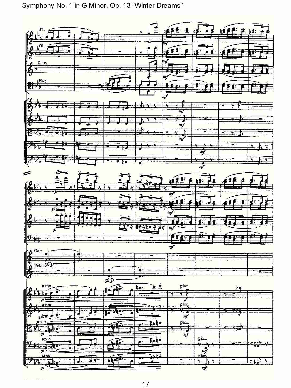 G小调第一交响曲,Op.13冬天的梦幻第三乐章（四）