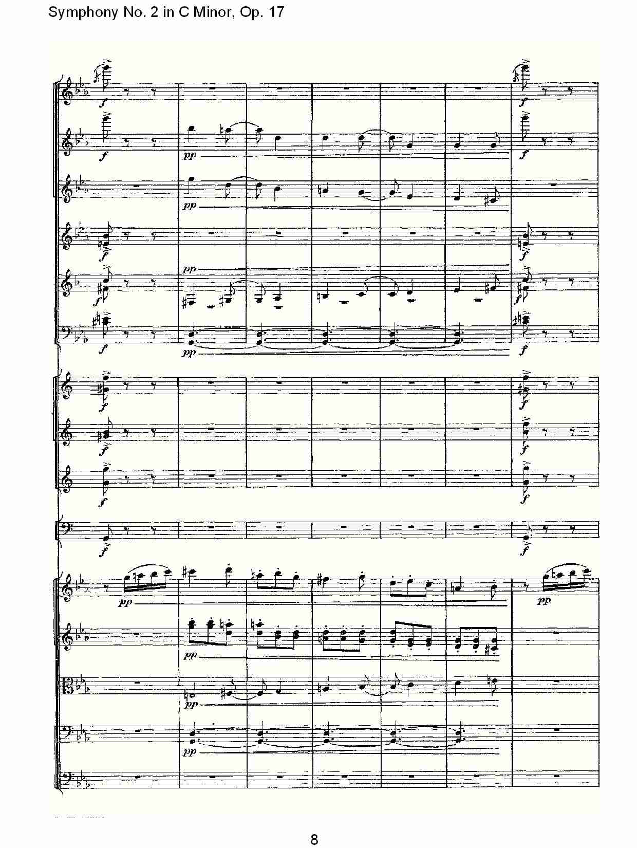C小调第二交响曲, Op.17第三乐章（二）