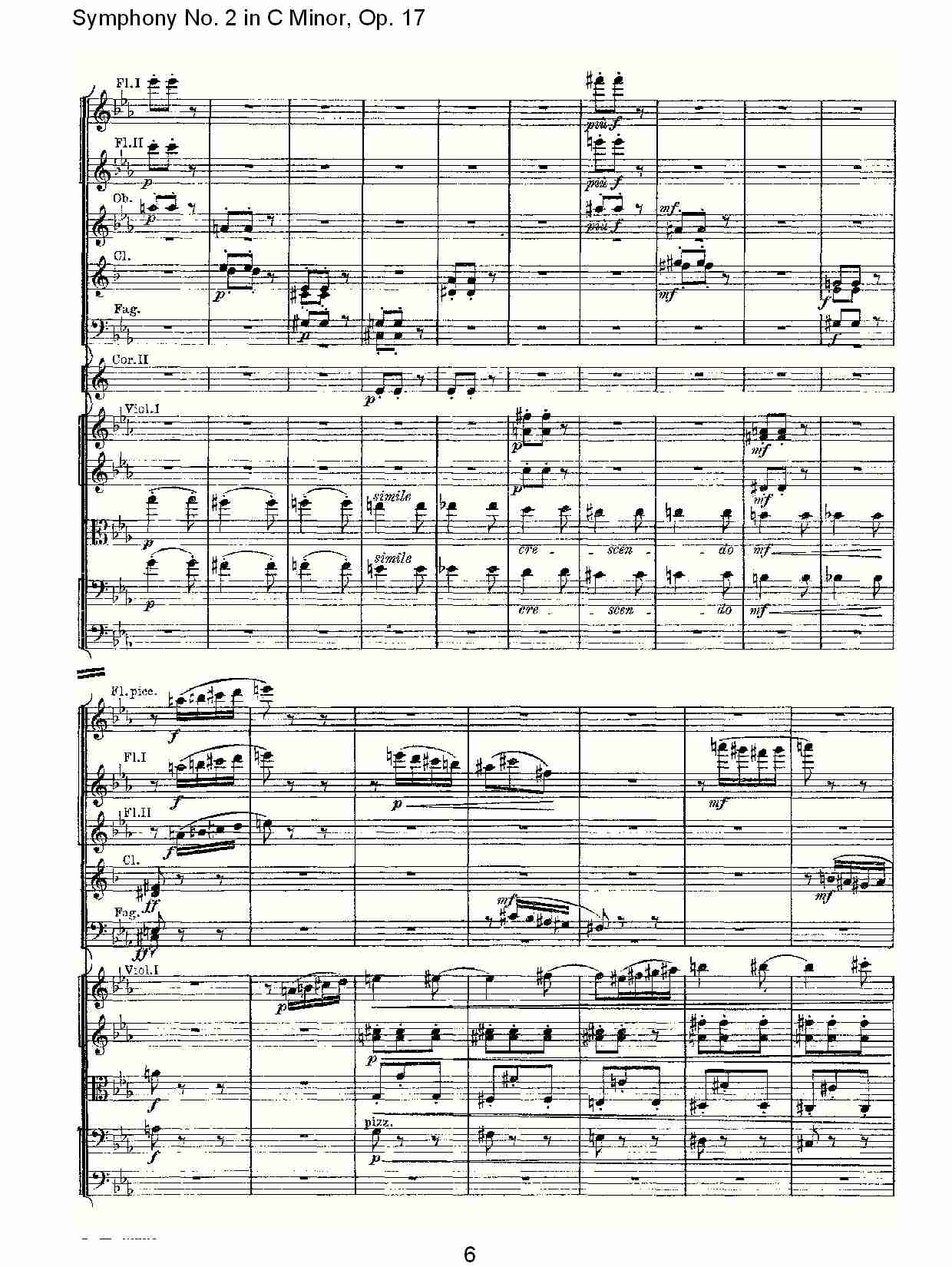 C小调第二交响曲, Op.17第三乐章（二）
