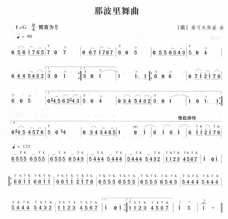 那波里舞曲（柴可夫斯基）