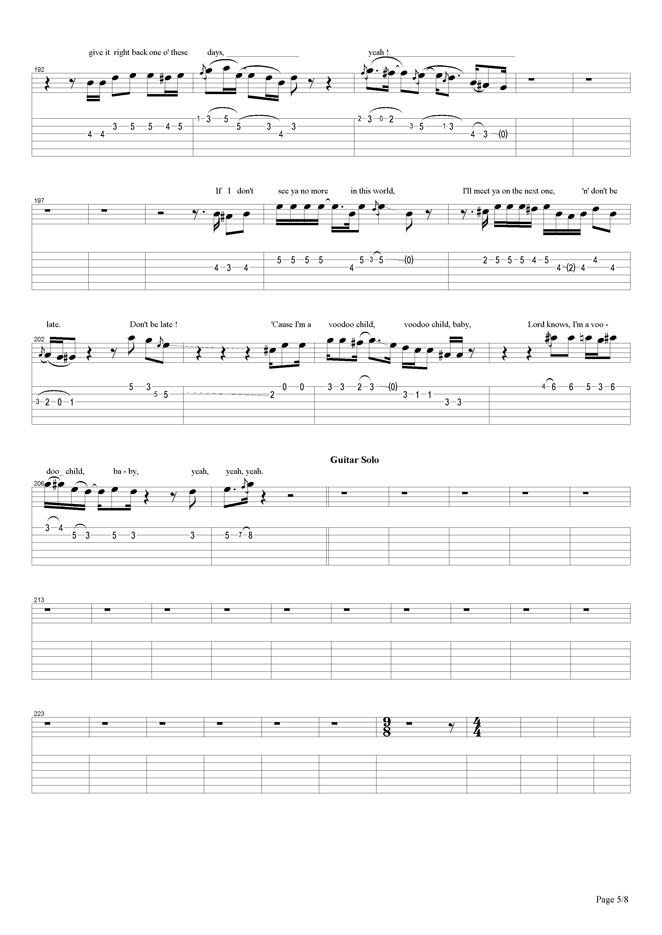 Voodoo Child (Slight Return)