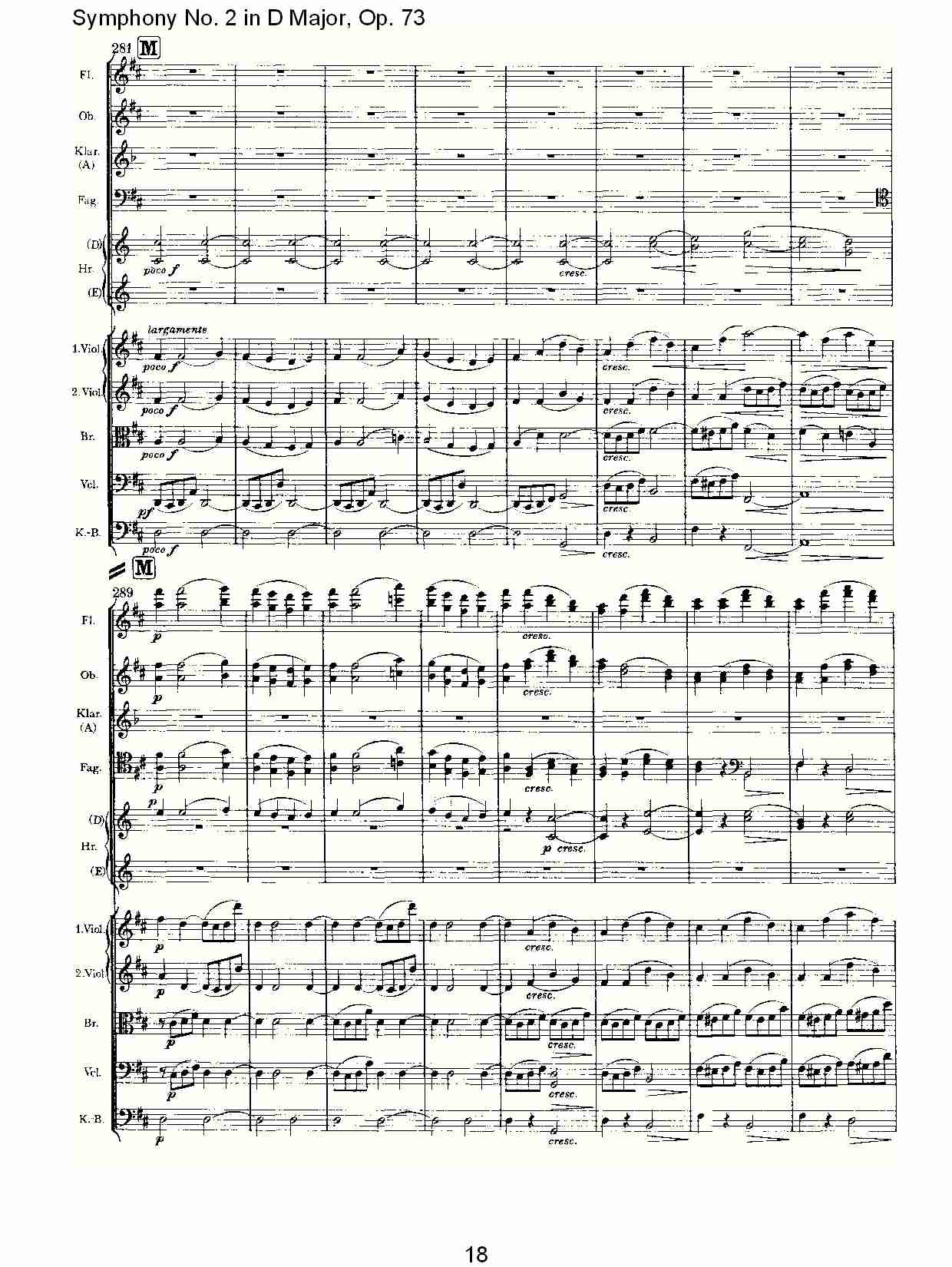 D大调第二交响曲, Op.73第四乐章（四）