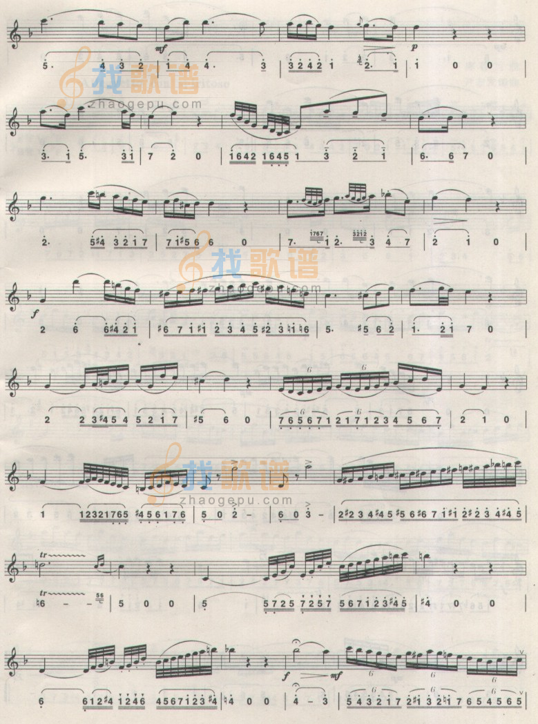 莫扎特bA大调阿尔多萨克斯协奏曲