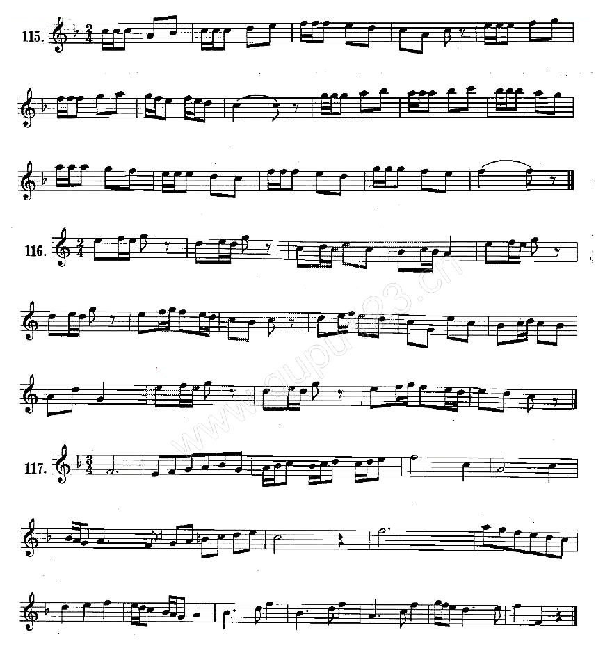 练习曲合集：20、八分音符和十六分音符练习