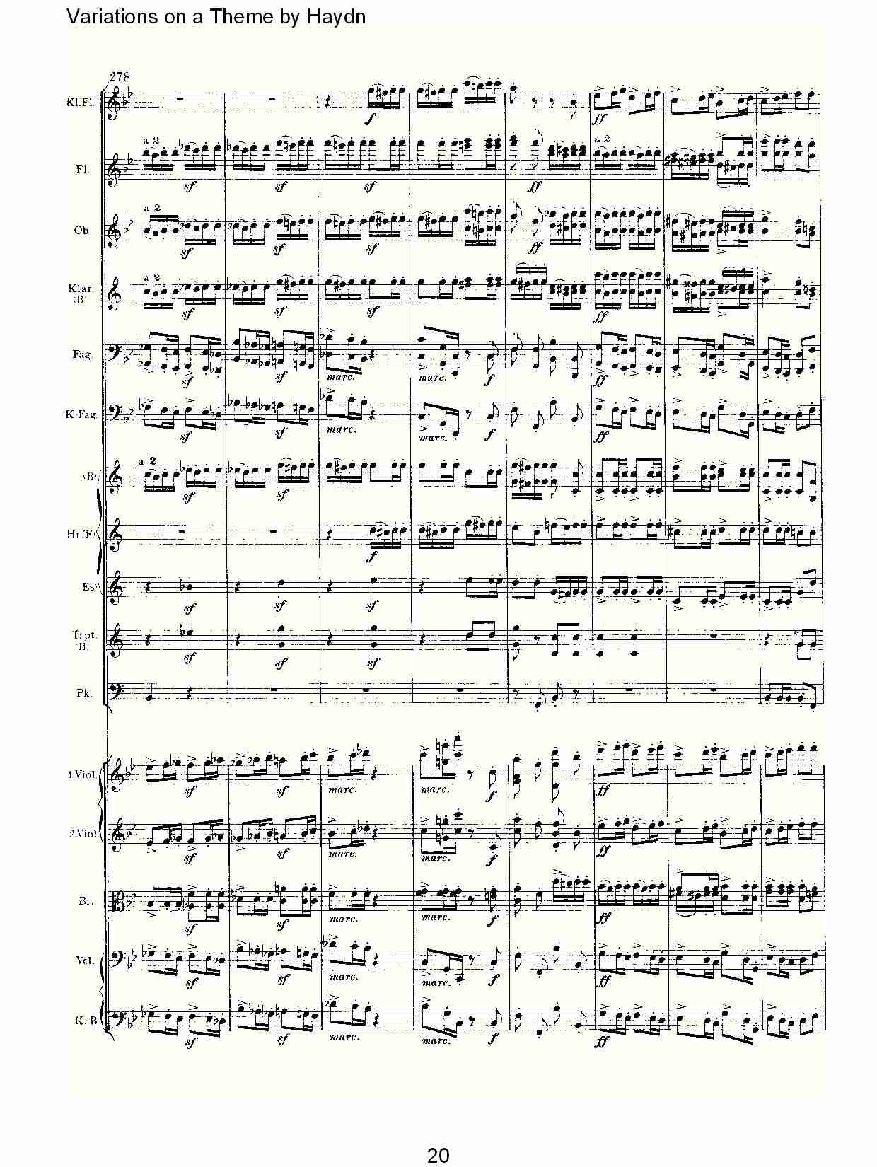 Variations on a Theme by Haydn   海顿主旋律变奏曲（四）