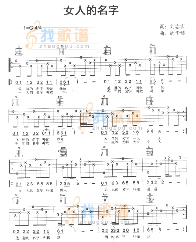 女人的名字
