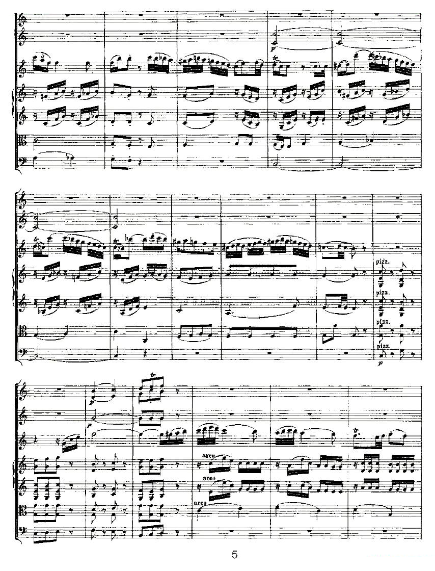 Andante in C for Flute, K.315（C大调长笛的行板、总谱）