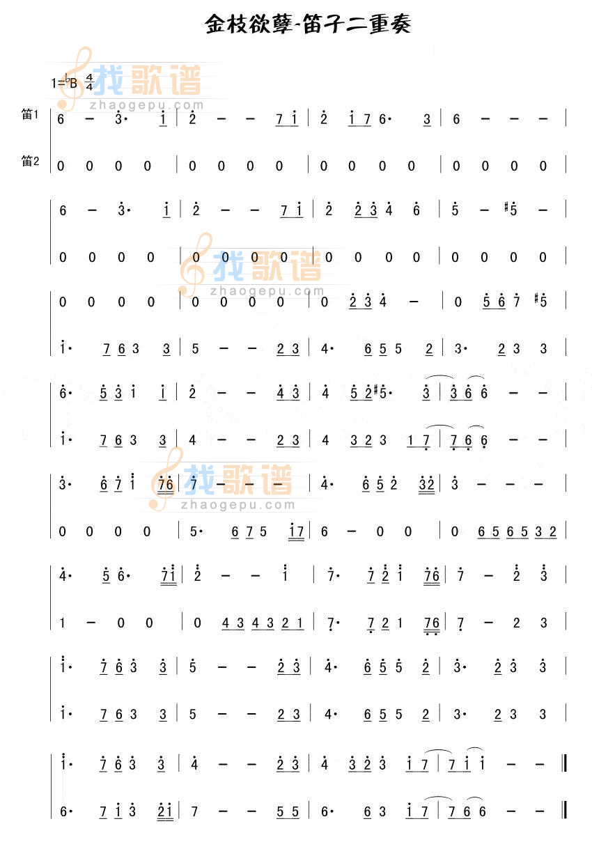 金枝欲孽（笛子二重奏）