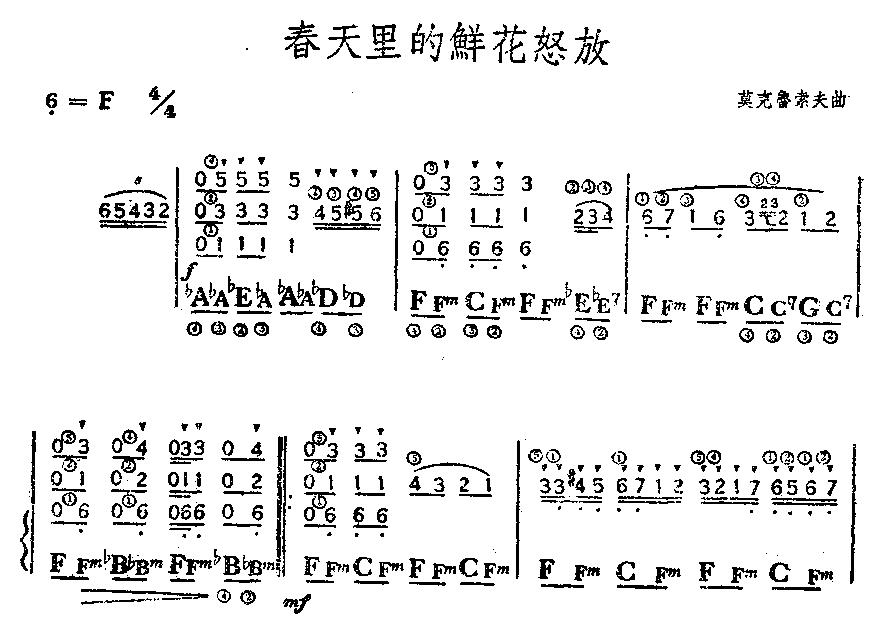 春天里的鲜花怒放