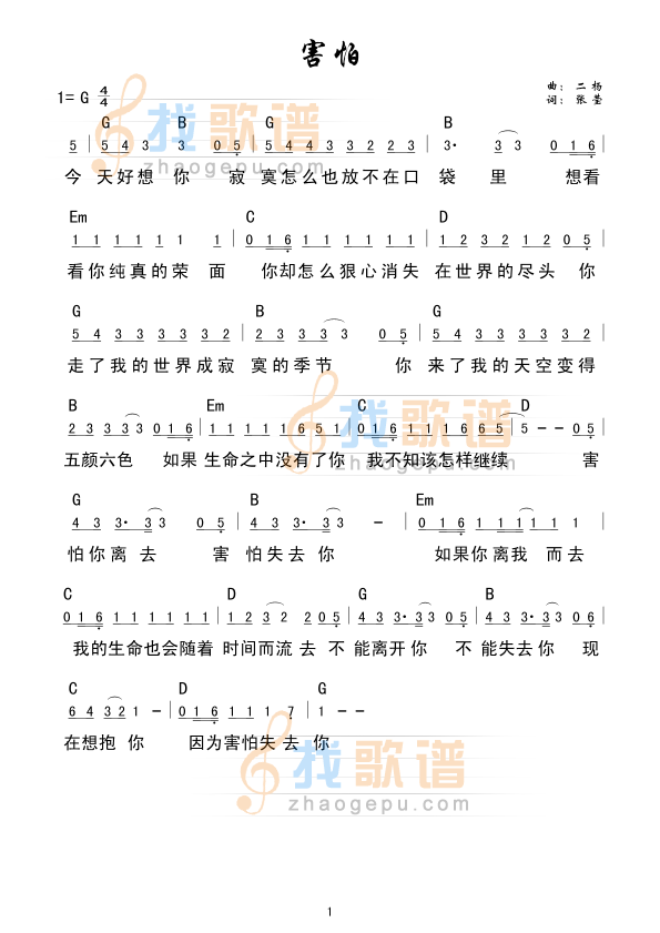 害怕
