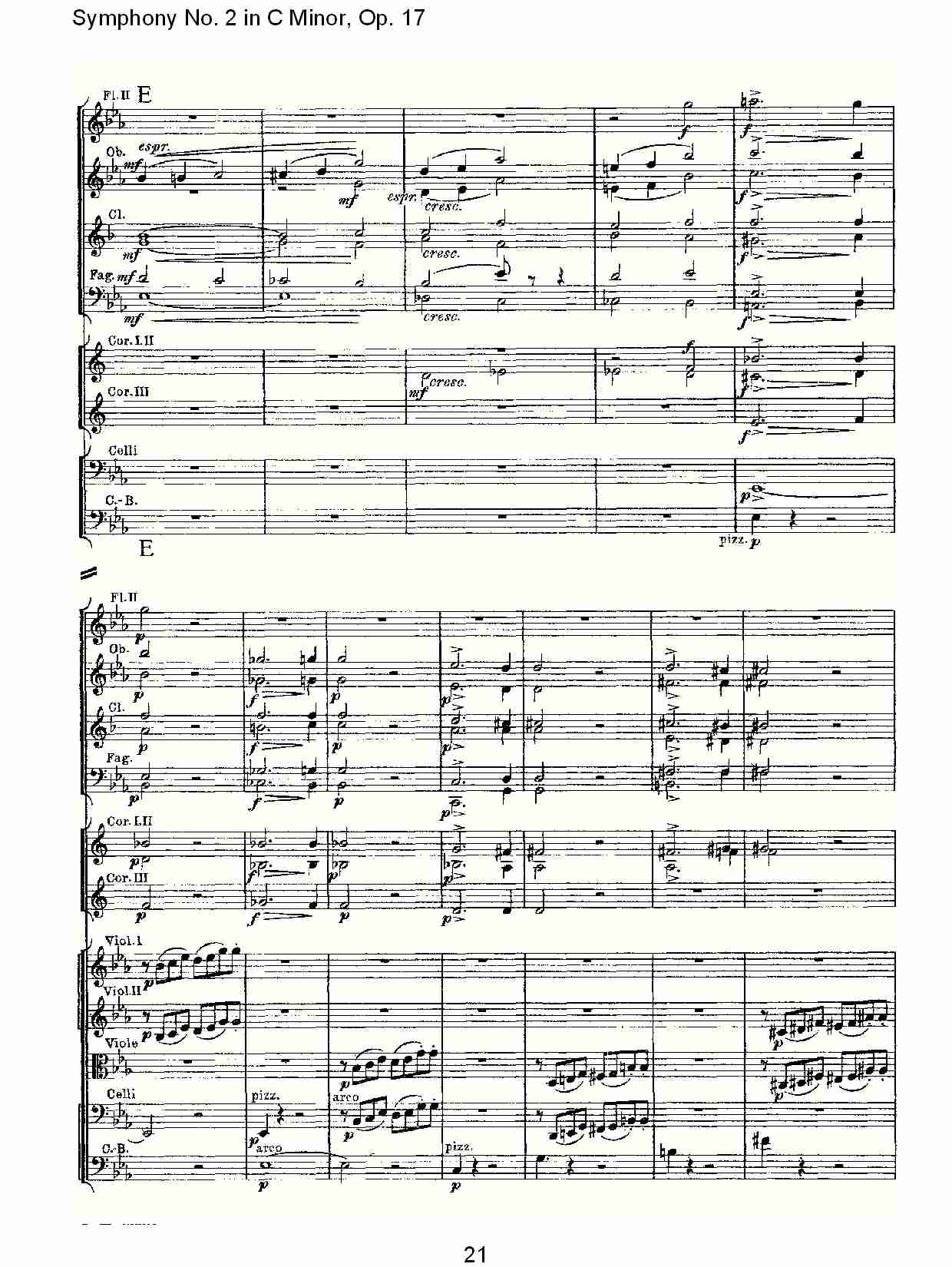 C小调第二交响曲, Op.17第一乐章（五）