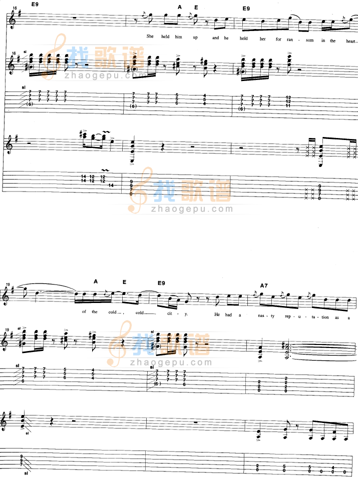 Life In The Fast Lane - 原版扫描吉他谱( 六)-