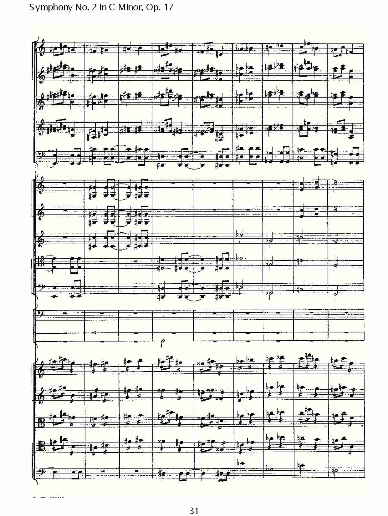 C小调第二交响曲, Op.17第四乐章（七）