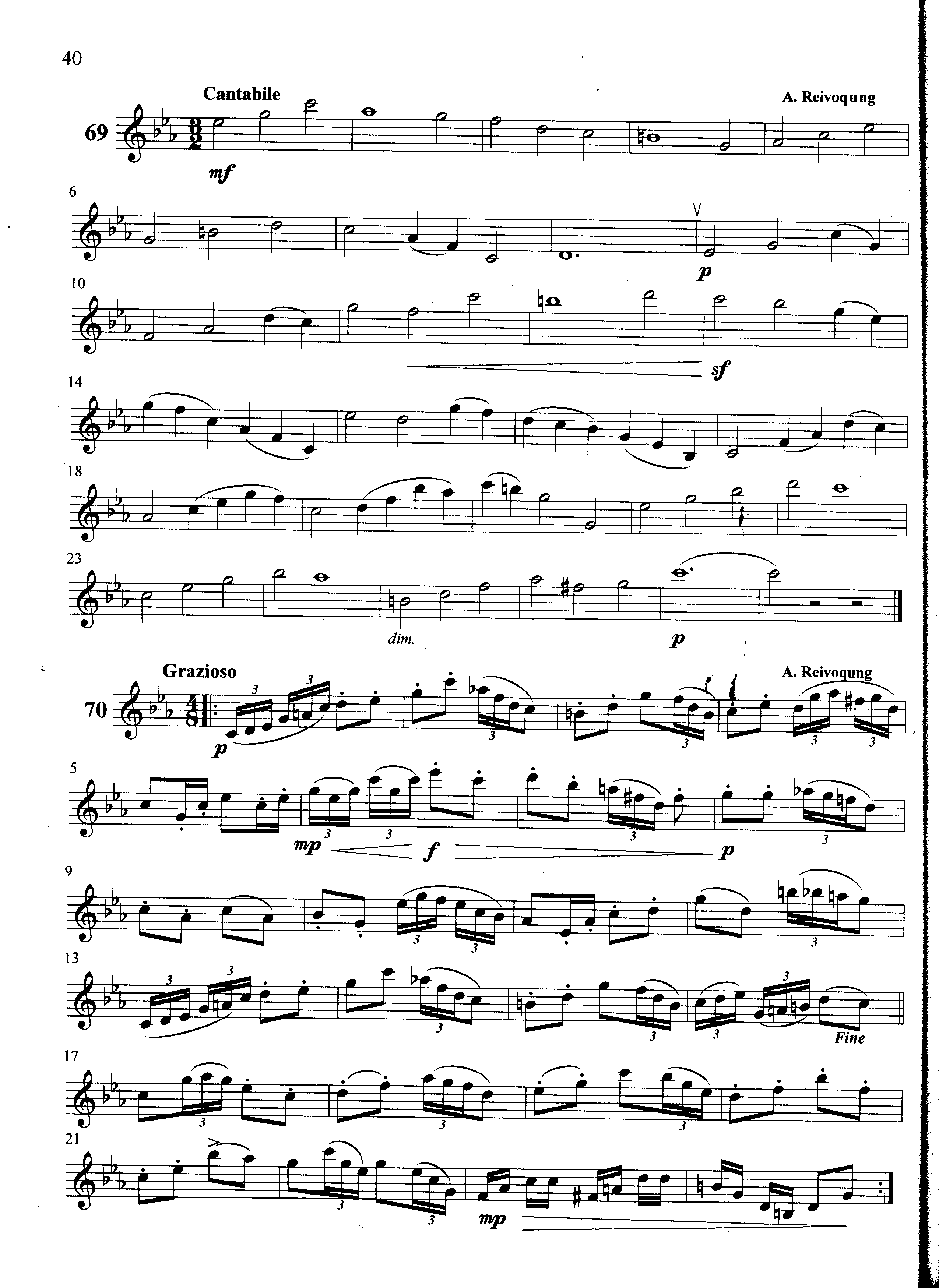 萨克斯管练习曲第100—040页